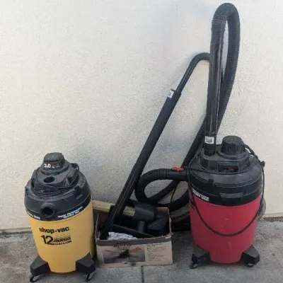 Two Wet/dry Shop Vacuums