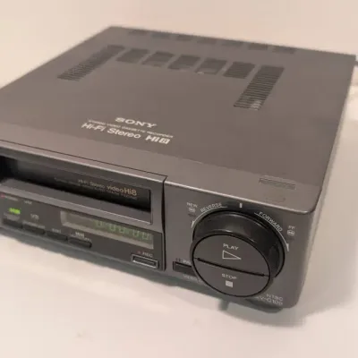 Sony EV-C100, a Specialized Desktop Video8 and Hi8 Video Cassette Recorder (VCR)