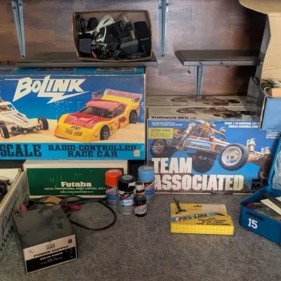 Vintage Radio-controlled (RC) Hobby Gear, 1980s