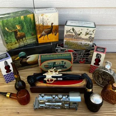 Vintage Avon men’s fragrance and after-shave decanters