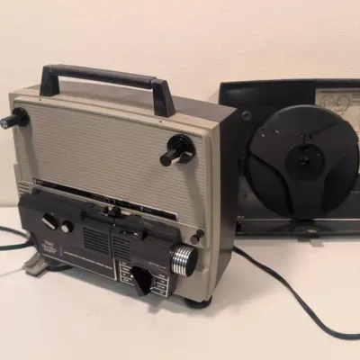 Vintage Sears Du-All Eight Automatic Threading Movie Projector