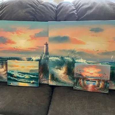 Seaside Original Paintings