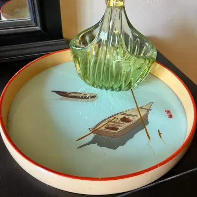 Vintage Candy Dish And Tray