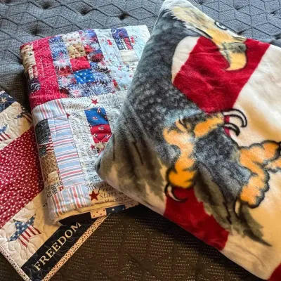 Patriotic Quilts And Blanket