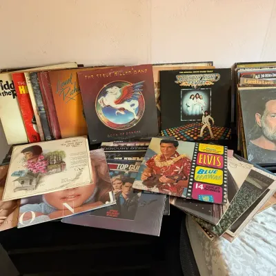 Huge Vintage Vinyl Record Albums Collection Lot - Classic Rock Pop Soundtracks Elvis Mamas & Papas