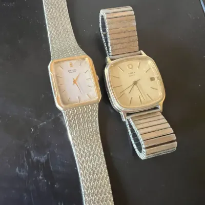 Vintage Seiko And Timex Watches