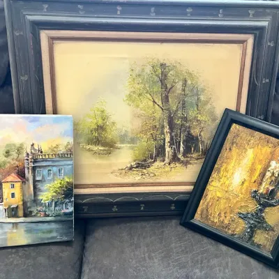 Three Signed Paintings
