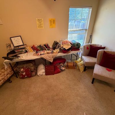Lot 3: Linens, Books, Furniture & More