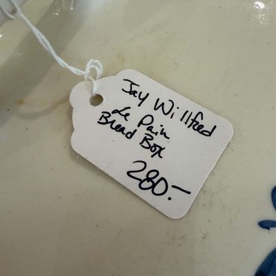 Lot 8: Vintage Jay Willfred by Andrea by Sadek blue and white French porcelain Canister set & Chess Set