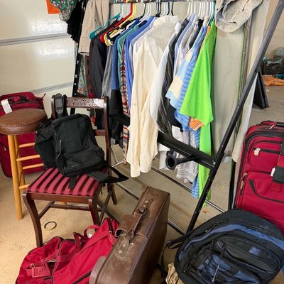 Lot 23: Tools, Luggage, Household Cleaners, & Decor