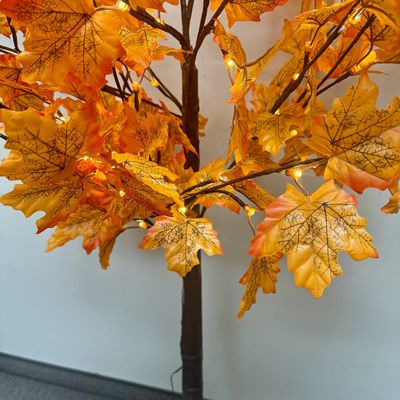 Lighted Artificial Autumn Maple Tree