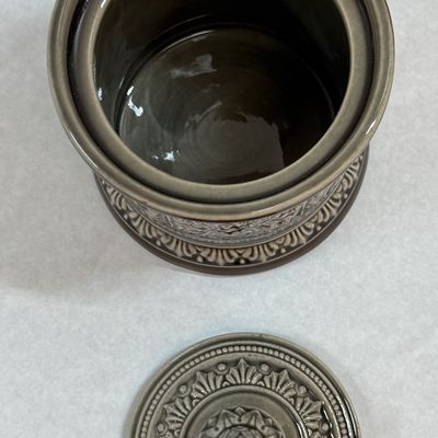 Marzi & Remy German Stoneware Lidded Jar / Humidor