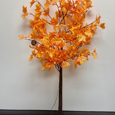 Lighted Artificial Autumn Maple Tree
