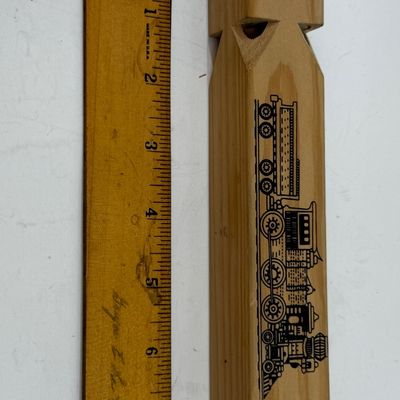 Vintage Wooden Train Whistle - Victoria, Canada Souvenir