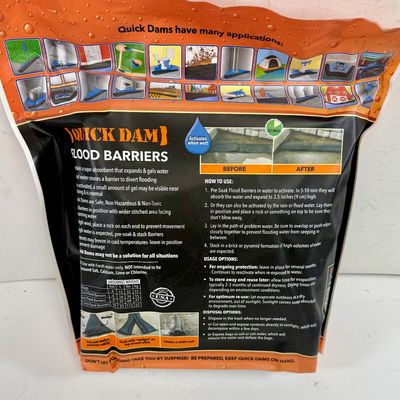 Quick Dam Flood Barriers - Two 5ft Barriers