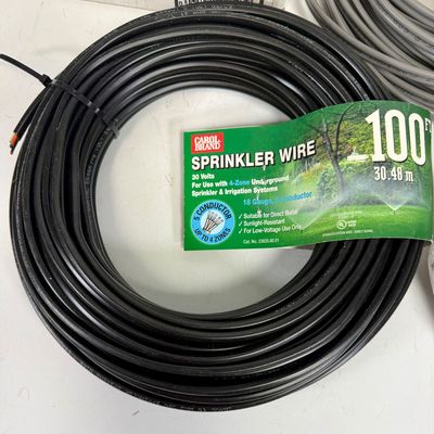 Assorted Electrical & Sprinkler Wire Lot - Romex, Southwire, Carol Brand