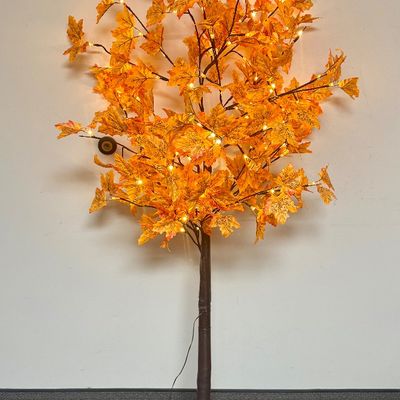 Lighted Artificial Autumn Maple Tree
