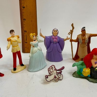 Vintage Disney and Spider-Man Toy Figures & Pluto Ring Lot