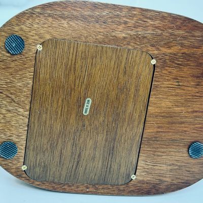 Vintage Brass and Wood Kaleidoscope Music Box