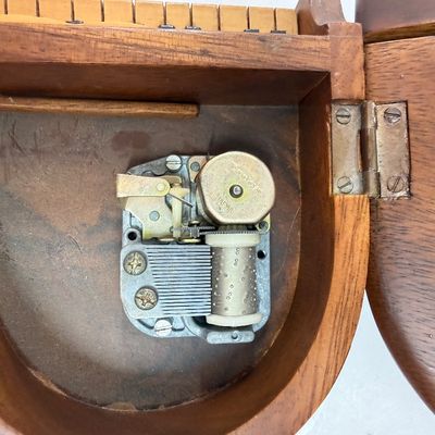 Vintage Sankyo Wooden Grand Piano Music Box