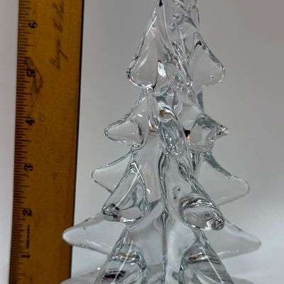 Art Glass Christmas Tree Figurine