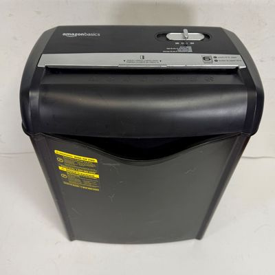 AmazonBasics 6-Sheet Paper and Credit Card Shredder