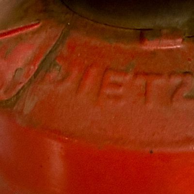 Vintage Dietz Junior No. 20 Red Kerosene Lantern
