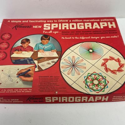 Vintage Kenner's New Spirograph Set No. 401 with Box and Manual