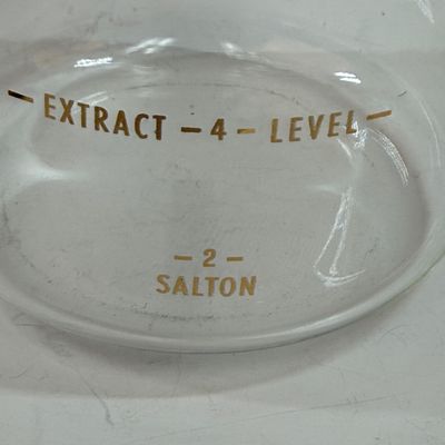 Vintage Salton Glass Coffee Carafe with Wood Handle