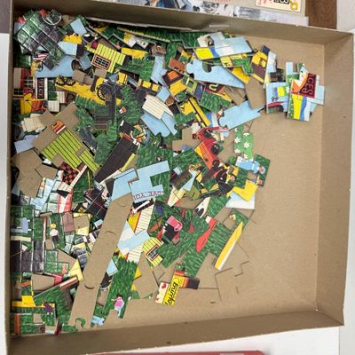 Vintage Milton Bradley Jigsaw Puzzles - Set of 3