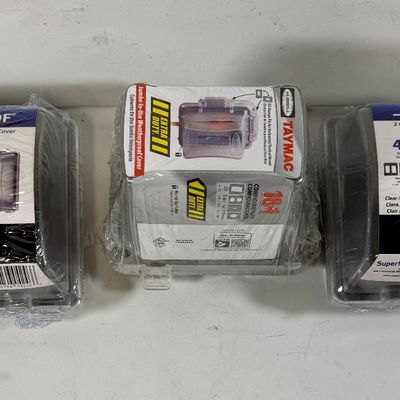 Sealproof & TayMac Weatherproof In-Use Electrical Outlet Covers - Lot of 3