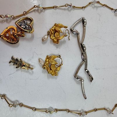 Vintage Costume Jewelry Collection - Necklaces, Pendants & Earrings