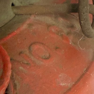 Vintage Dietz Junior No. 20 Red Kerosene Lantern