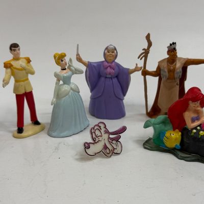 Vintage Disney and Spider-Man Toy Figures & Pluto Ring Lot