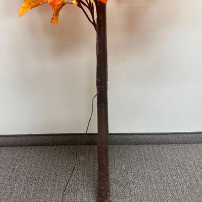Lighted Artificial Autumn Maple Tree
