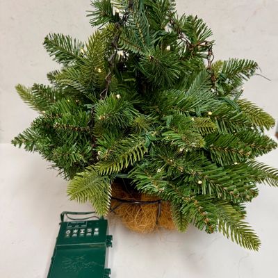 Bethlehem Lights Pre-Lit Hanging Christmas Basket