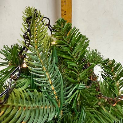 Bethlehem Lights Pre-Lit Hanging Christmas Basket