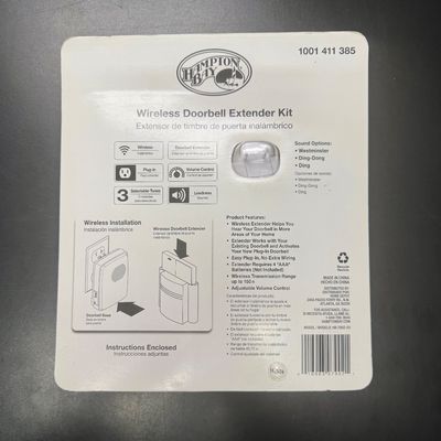 Hampton Bay Wireless Doorbell Extender Kit
