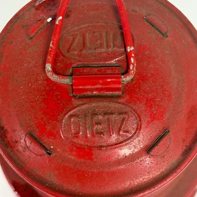 Vintage Dietz Junior No. 20 Red Kerosene Lantern