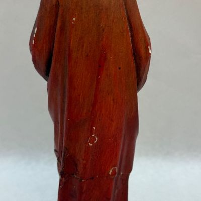 Vintage Sacred Heart of Jesus Chalkware Statue