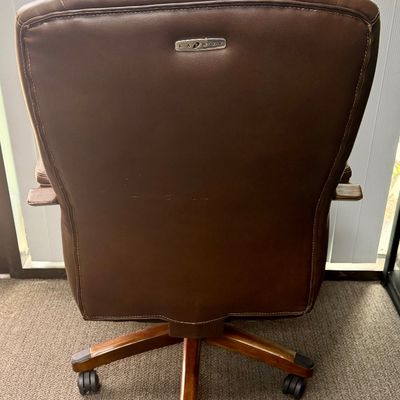 La-Z-Boy Brown Leather Executive Office Chair