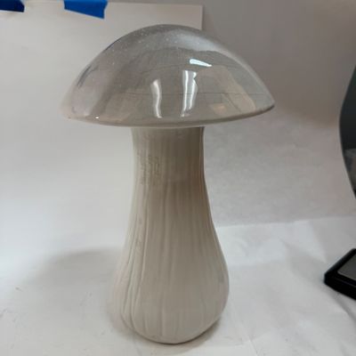 Vintage Ceramic Mushroom Figurine