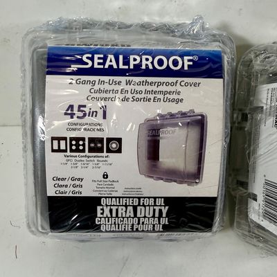Sealproof & TayMac Weatherproof In-Use Electrical Outlet Covers - Lot of 3