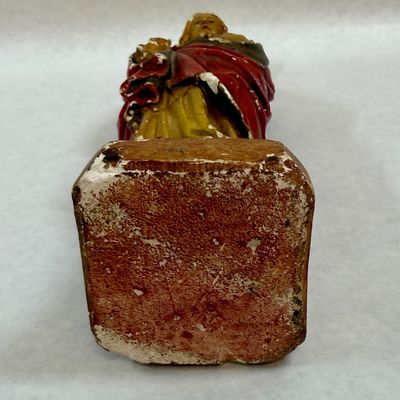 Vintage Sacred Heart of Jesus Chalkware Statue