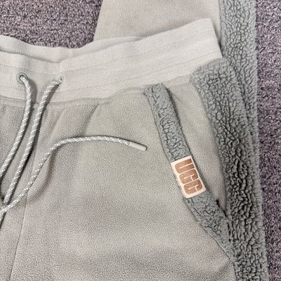 UGG Fleece Joggers with Sherpa Trim