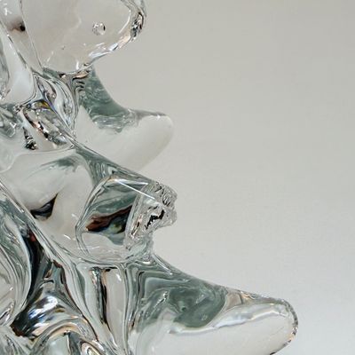 Art Glass Christmas Tree Figurine