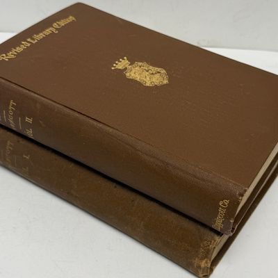 1892 History of the Conquest of Peru by William H. Prescott - 2 Vol. Set