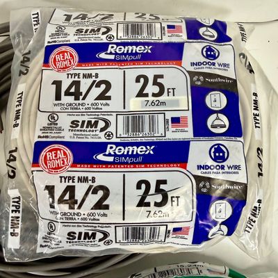 Assorted Electrical & Sprinkler Wire Lot - Romex, Southwire, Carol Brand