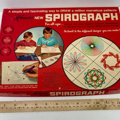 Vintage Kenner's New Spirograph Set No. 401 with Box and Manual