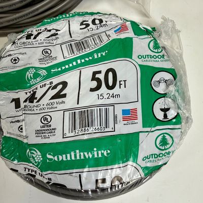Assorted Electrical & Sprinkler Wire Lot - Romex, Southwire, Carol Brand